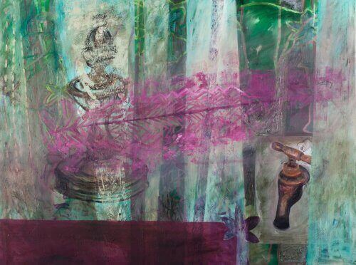 A TAP AND A FOUNTAIN painting
