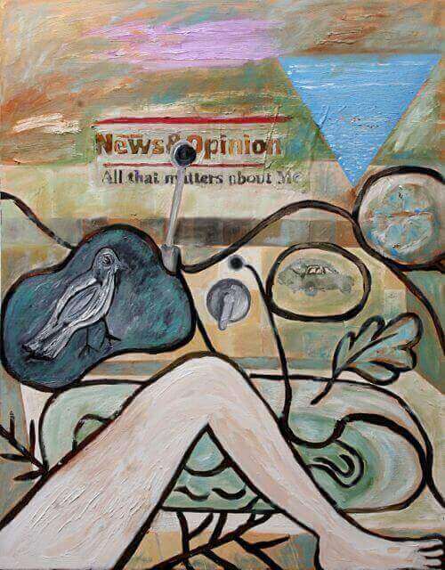 ALL THAT MATTERS ABOUT ME painting