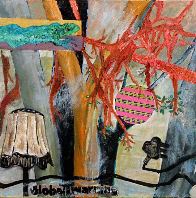 GLOBAL WARMING painting