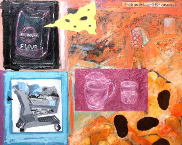 PUSH YOUR BRAND FOR SUCCESS painting