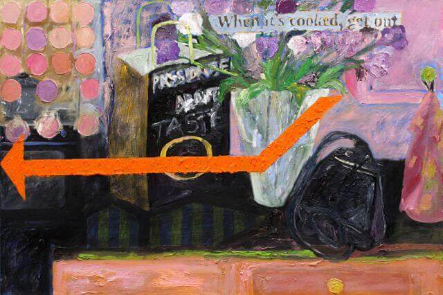 WHEN ITS COOKED, GET OUT painting