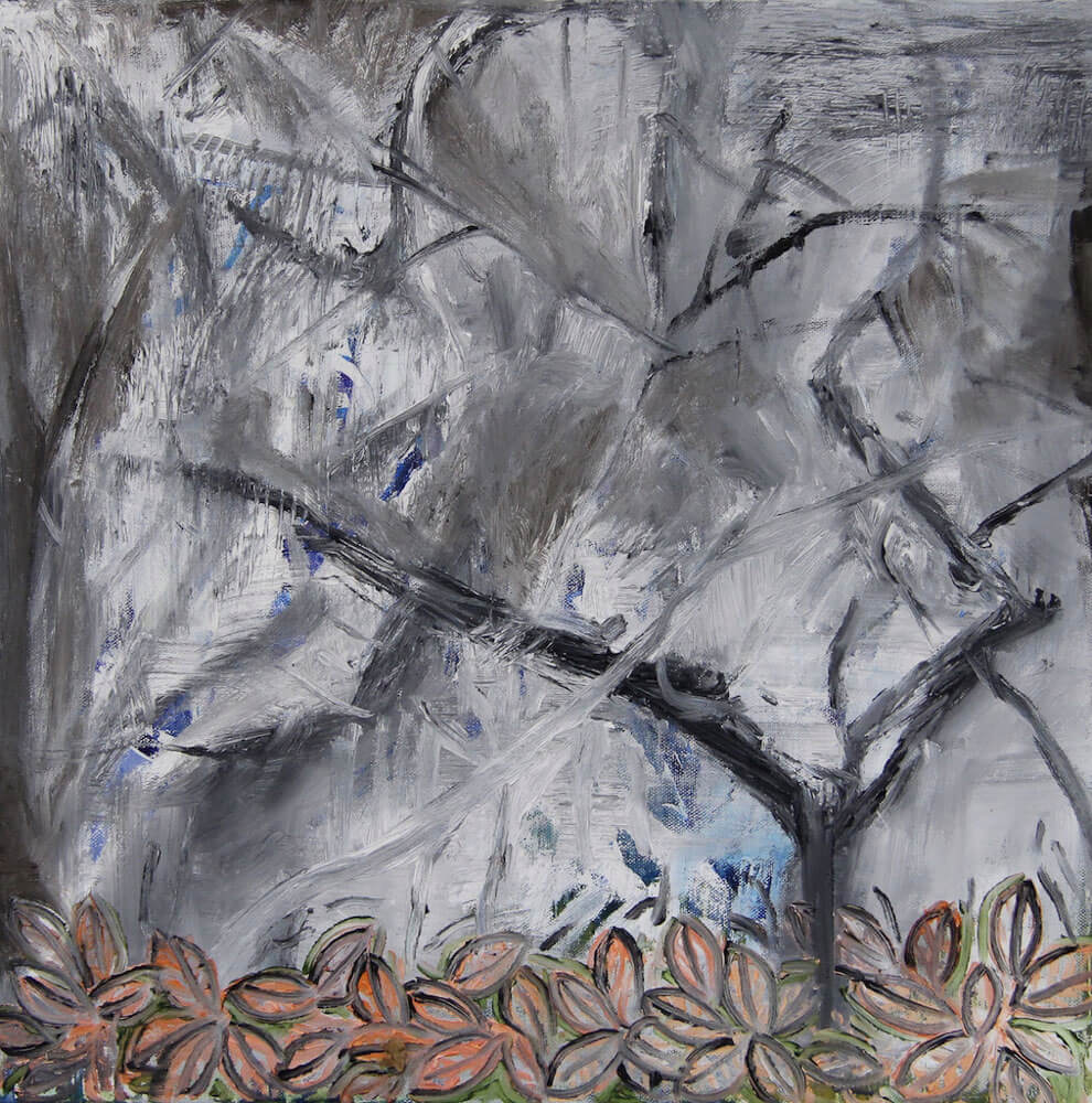 Light in the Forest with a Carpet of Stone painting
