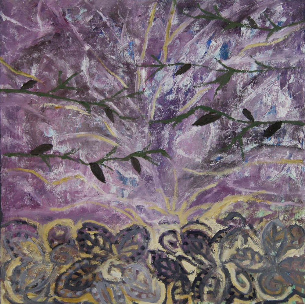 Paisley protecting the forest painting