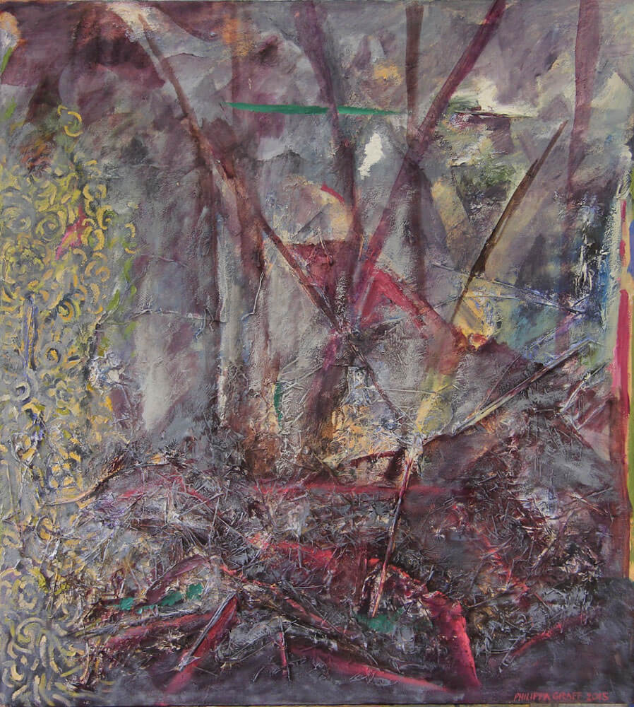 Prisms and Possibilities in the Forest painting