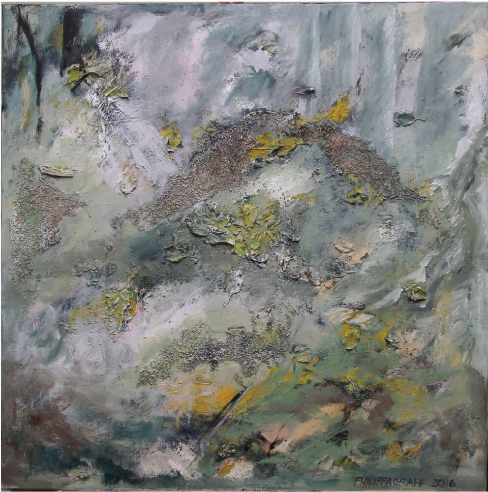 there is a crack in everything... painting